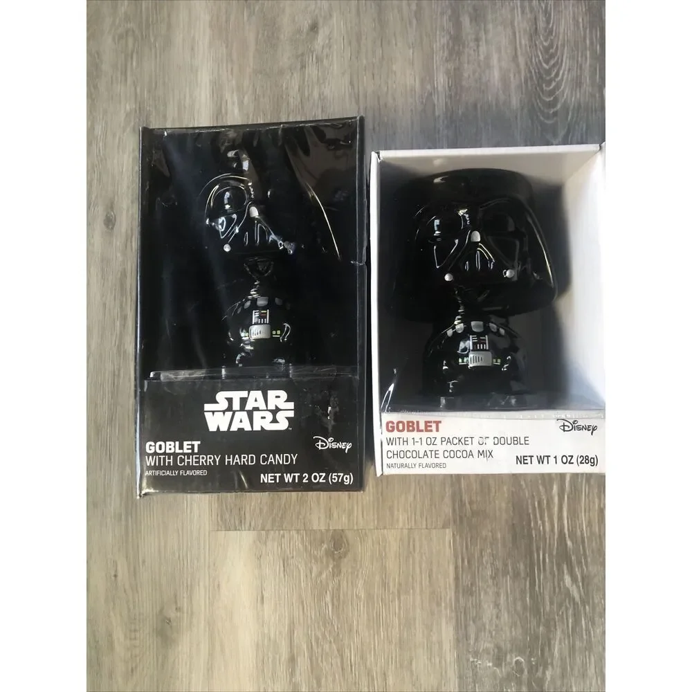 Star Wars Darth Vader  Goblets-Disney. One With Cherry Candy And One With Cocoa
